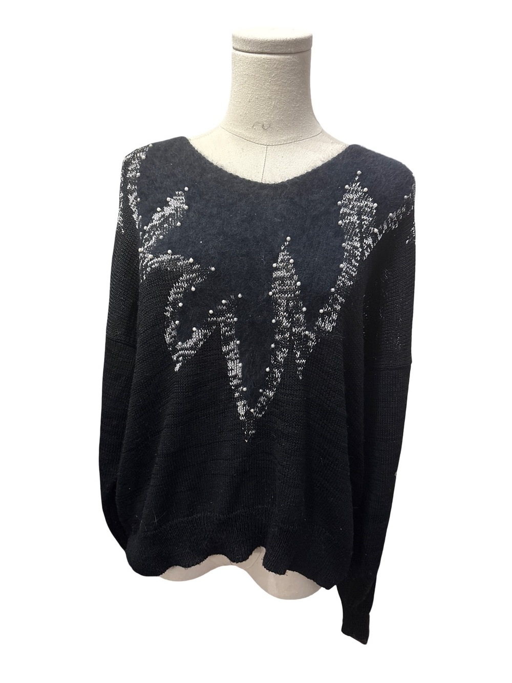 Vintage 80’s Mohair design slouchy sweater - size L